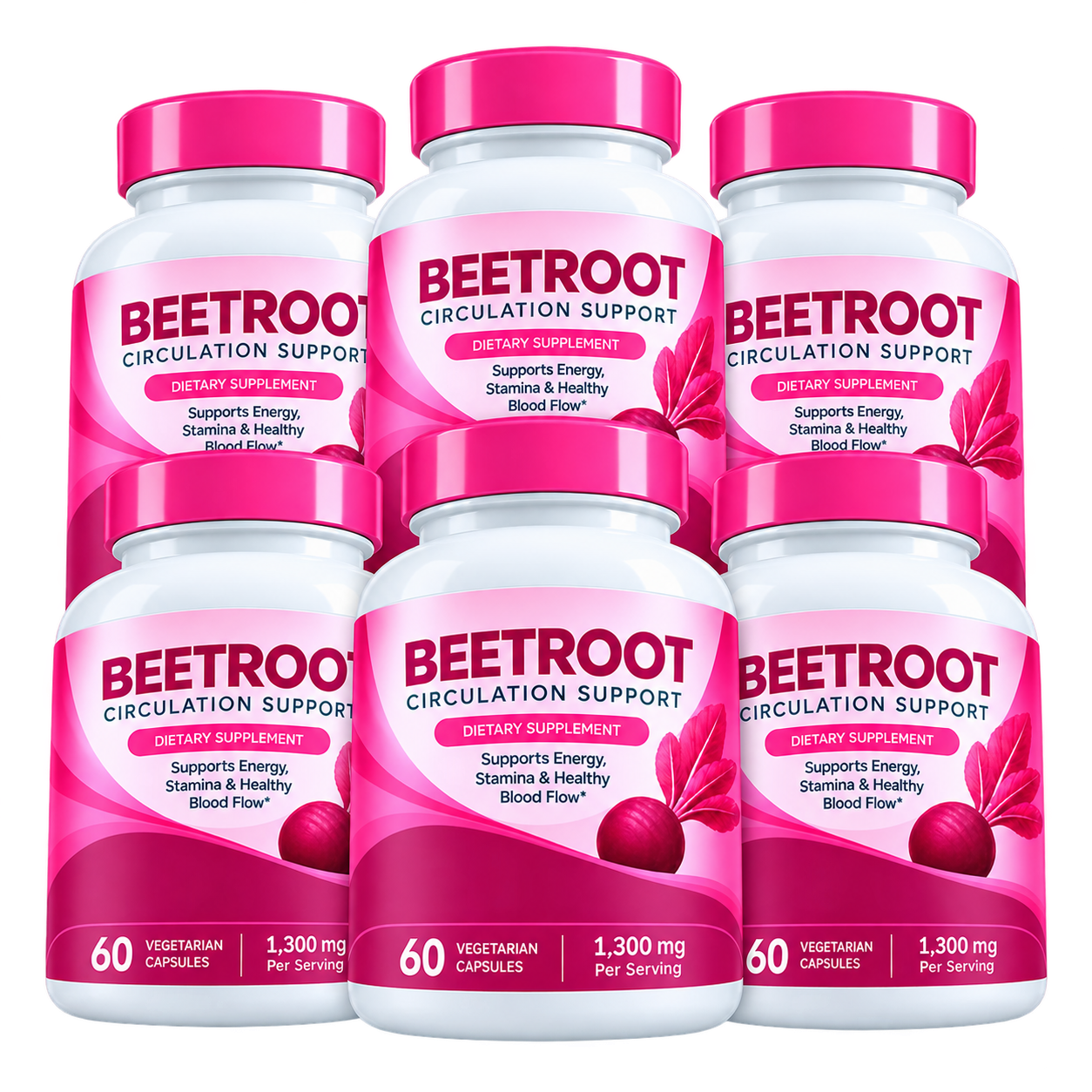 6 Pack | Beetroot Capsules